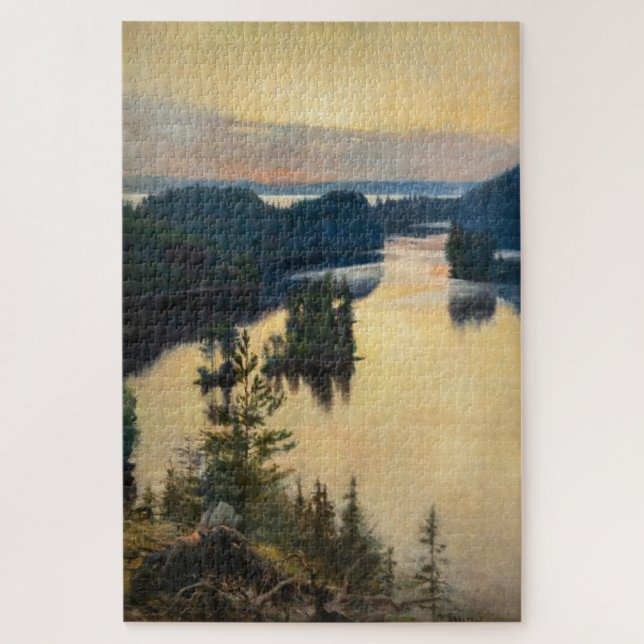 Puzzle Albert Edelfeel - Kaukola Ridge au coucher du sole (Vertical)