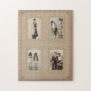 Puzzle Album photo vintage Family Portrait personnalisé