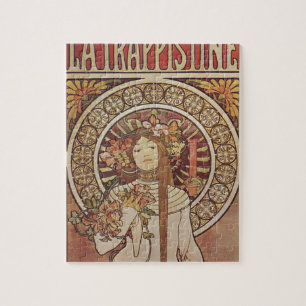 Puzzle Alfonse Mucha Trappistine Nouveau