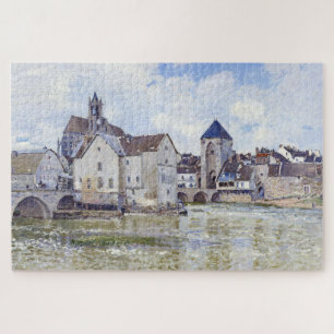Puzzle Alfred Sisley Bâtiments et ponts avec l'eau
