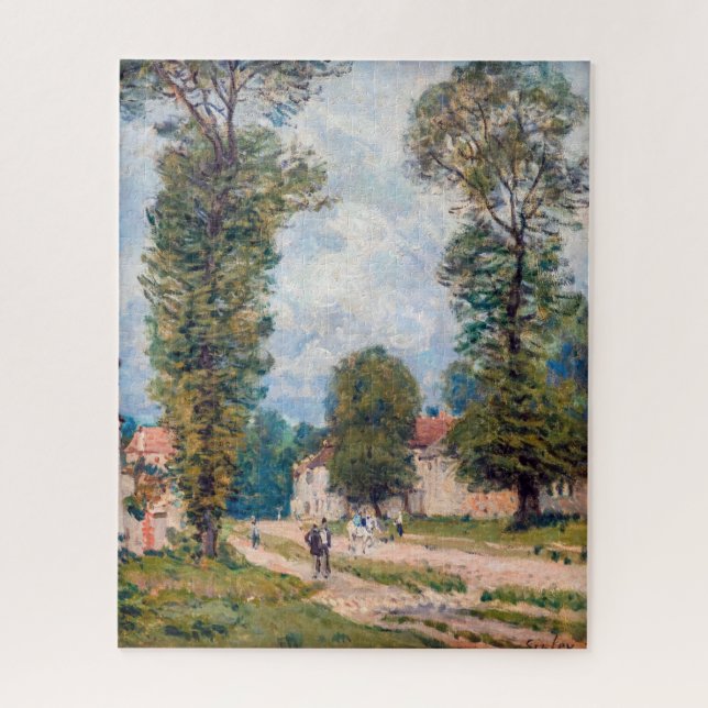 Puzzle Alfred Sisley - Le chemin Versailles (Vertical)