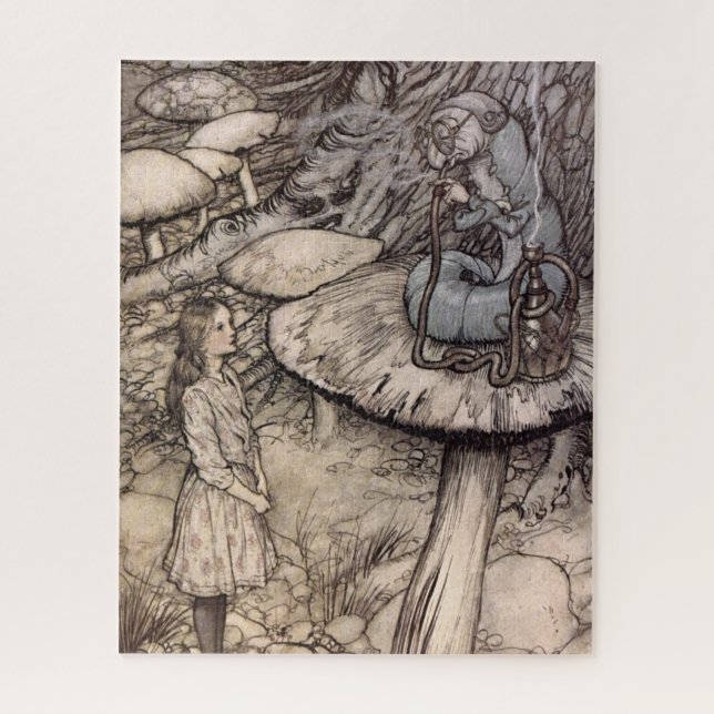 Puzzle Alice au pays des merveilles Caterpillar par Arthu (Vertical)