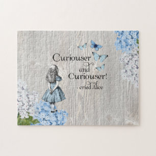 Puzzle Alice au pays des merveilles Curiouser Floral Jigs
