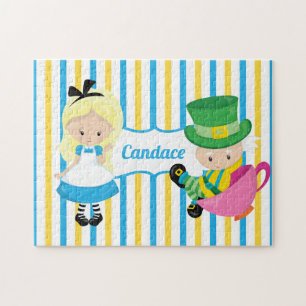 Puzzle Alice au pays des merveilles Enfants mignons Monog