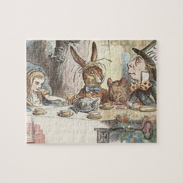 Puzzle Alice au pays des merveilles Fête du thé (Horizontal)
