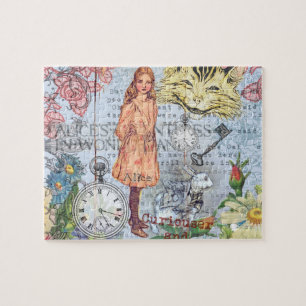 Puzzle Alice au pays des merveilles Illustration classiqu