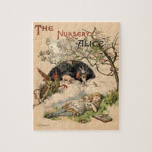 Puzzle Alice au pays des merveilles Illustrations classiq (Vertical)