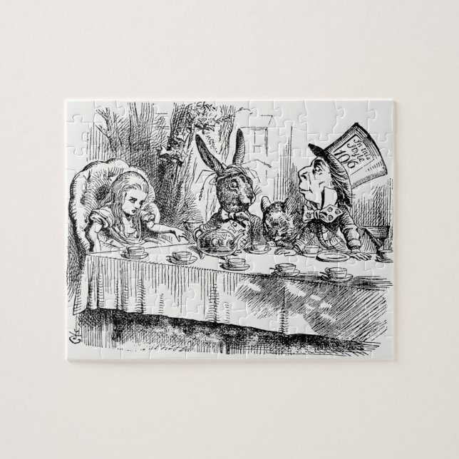 Puzzle Alice au pays des merveilles - Le Tea Party de Mad (Horizontal)