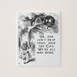 Puzzle Alice au pays des merveilles - nous sommes tous