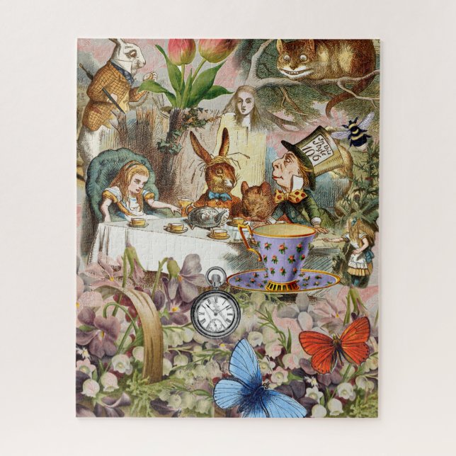 Puzzle Alice au pays des merveilles Tea Party Art (Vertical)