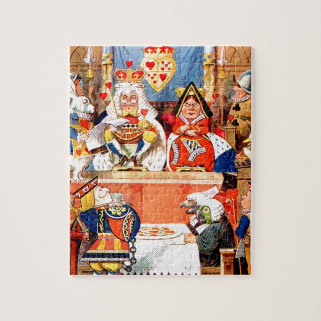 Puzzle Alice et le valet des coeurs d'essai au pays des (Vertical)