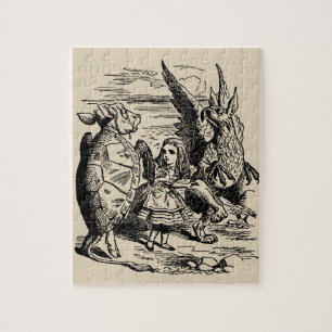Puzzle Alice vintage au pays des merveilles, Griffin, Tor