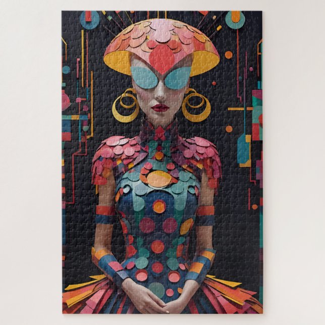 Puzzle Alice's New Afternoon Tea Party - Ken Gage Art (Vertical)