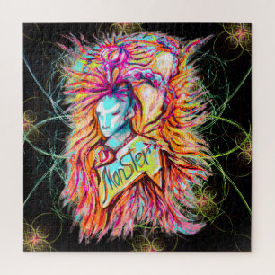 Puzzle Alien coloré Monster Art Pen Dessin Imaginaire