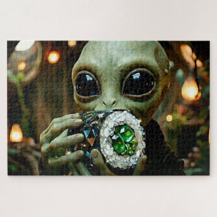 Puzzle Alien Extraterrestre et Sushi Cristallin