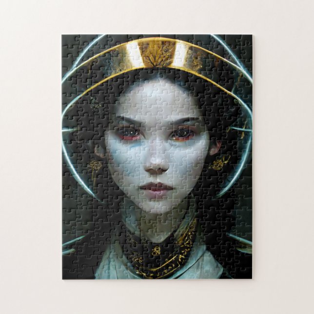 Puzzle Alien Girl 2 Science Fiction (Vertical)