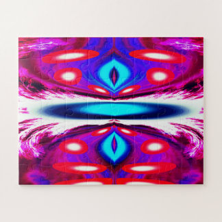 Puzzle Alien planet splashdown space travel art