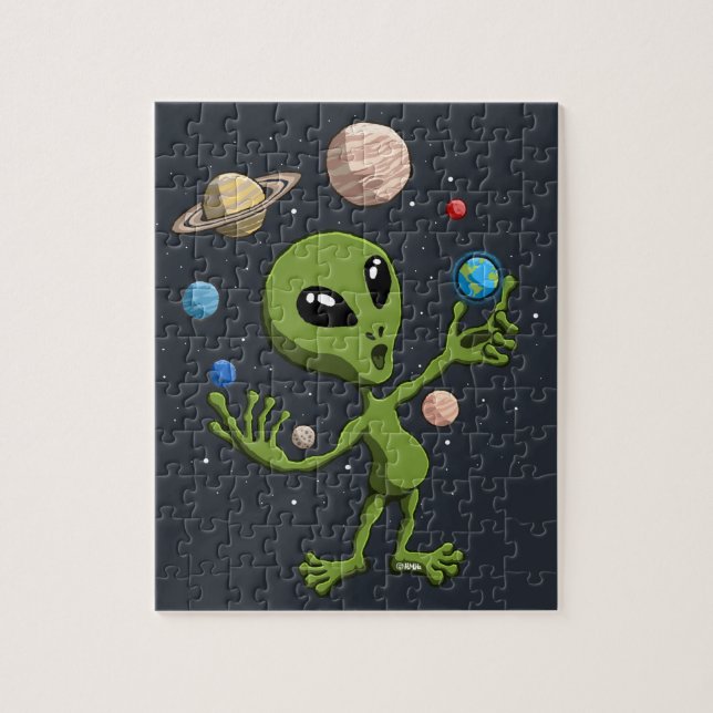 Puzzle Alien trouvé la vie (Vertical)