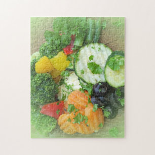 Puzzle Alimentation saine arrière-plan