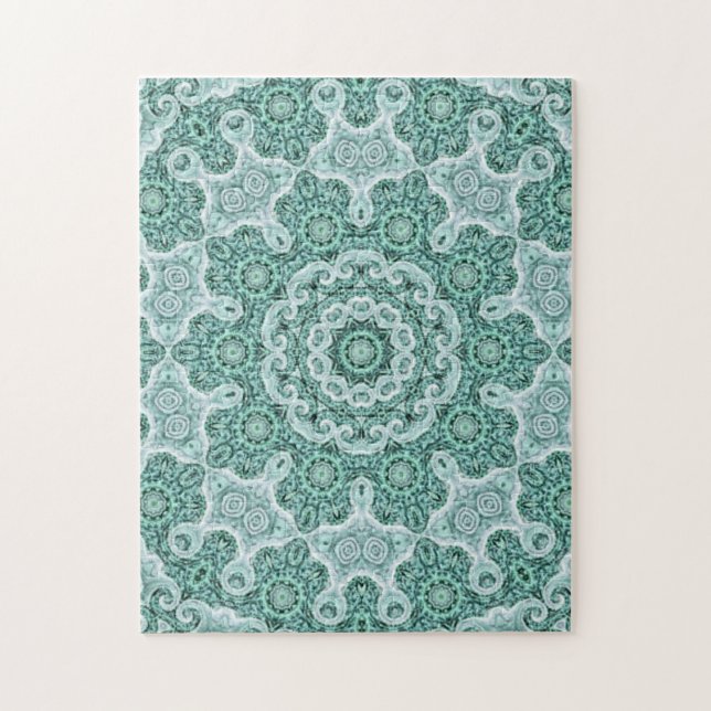 Puzzle alléchant en turquoise (Vertical)