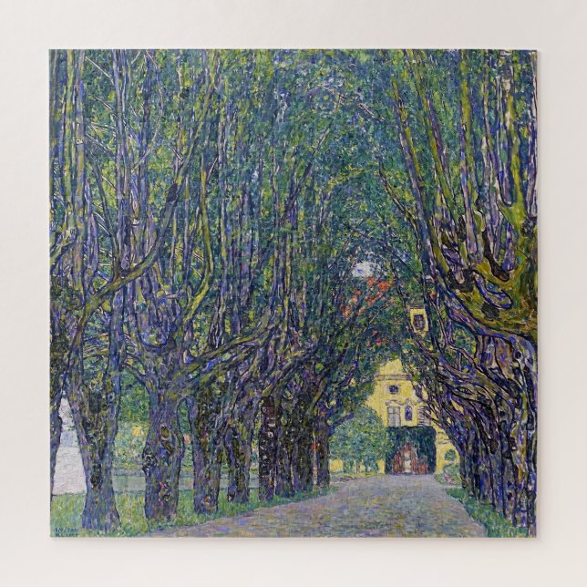 Puzzle Allee à Schloss Kammer, Gustav Klimt (Vertical)