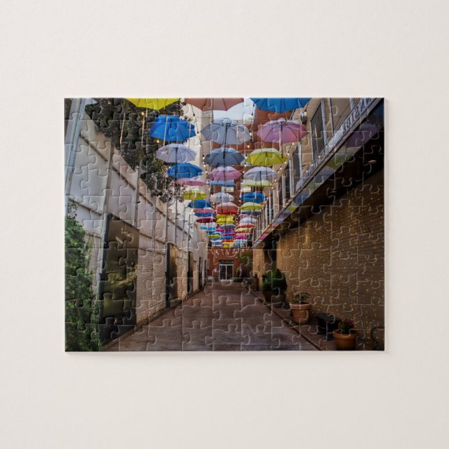 Puzzle Allée des parapluies (Horizontal)