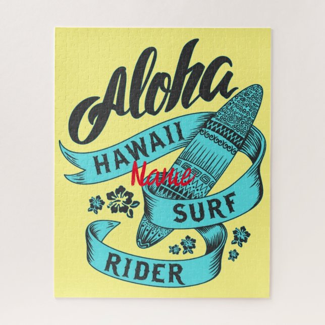 Puzzle Aloha Hawaii Surf Rider Thunder_Cove (Vertical)