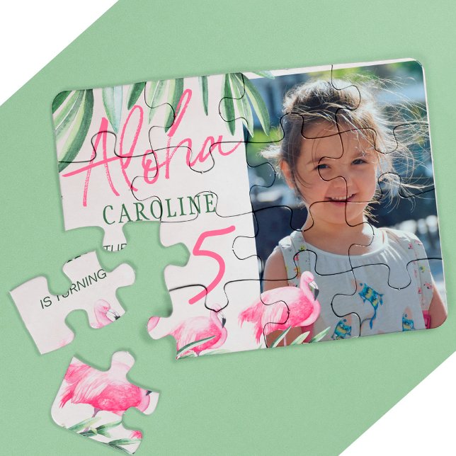 Puzzle Aloha tropical personnalisée PHOTO cadeau de garde (Créateur téléchargé)
