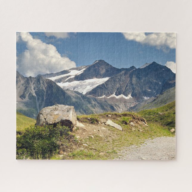 Puzzle Alpes autrichiennes Pittoresque Mountain Jigsaw Pu (Horizontal)