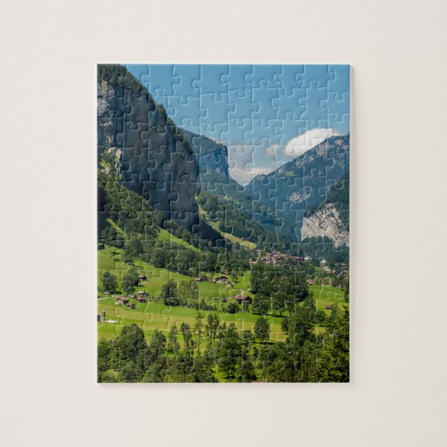 Puzzle Alpes de Lauterbrunnen - de Bernese - la Suisse (Vertical)