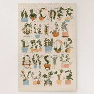 Puzzle Alphabet Plante de la maison