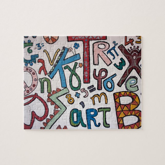 Puzzle Alphabets colorés (Horizontal)