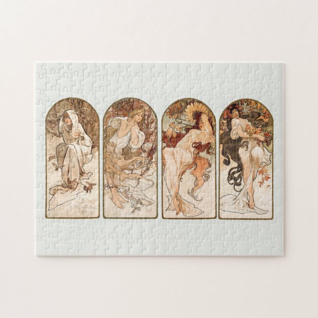 PUZZLE : ALPHONS MUCHA : THE SEASONS (Horizontal)