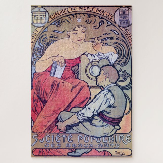 Puzzle Alphonse Mucha (Vertical)