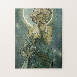 Puzzle Alphonse Mucha Art Nouveau Femme Éblouissante #18