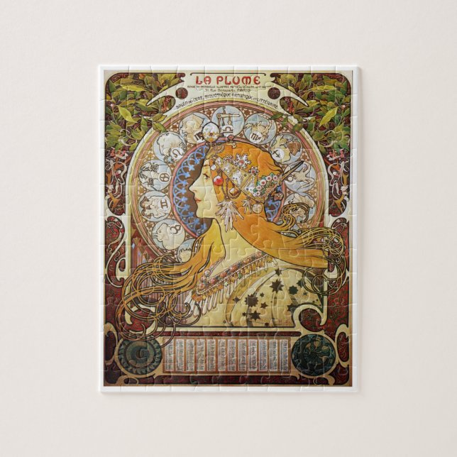 Puzzle Alphonse Mucha Art Nouveau Poster (Vertical)