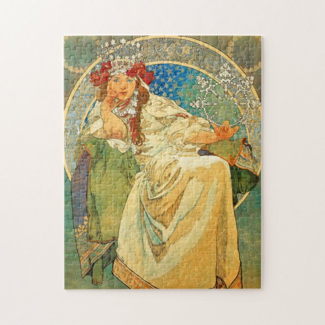 Puzzle Alphonse Mucha Art Nouveau Princesse Hyacinth (Vertical)