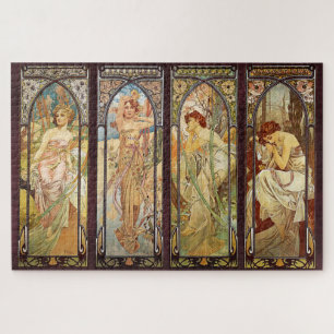 Puzzle Alphonse Mucha, Le Temps du Jour
