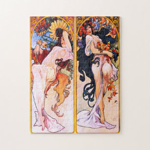 Puzzle Alphonse Mucha - Quatre Saisons