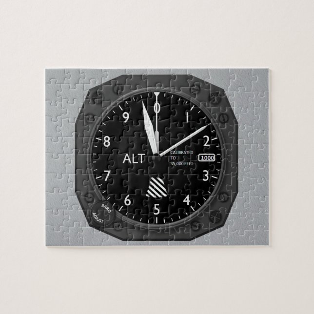 Puzzle Altimètre de l'aéronef (Horizontal)