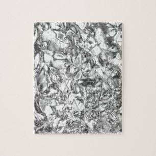 Puzzle Aluminium argenté moderne