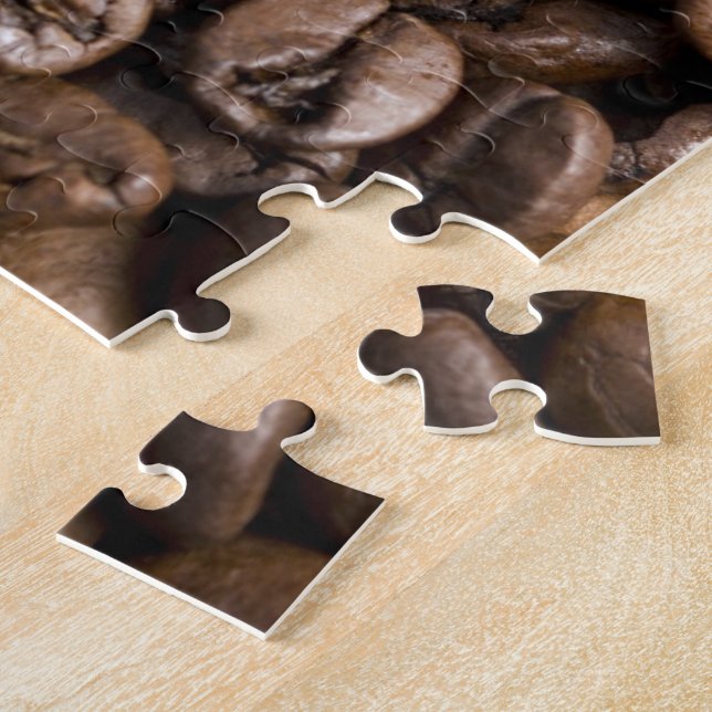 Puzzle Amateurs de café haricots Arrière - plan Brown (Côté)