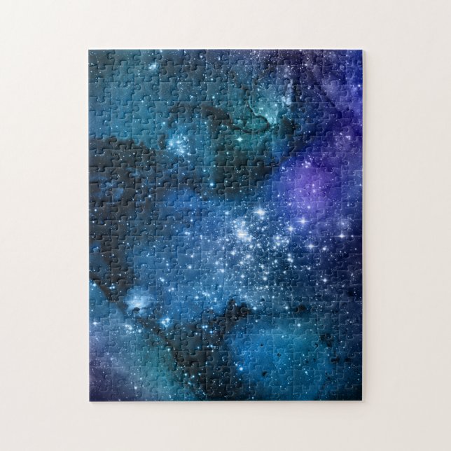 Puzzle Amateurs de galaxie Starry Space Blue Sky White Sp (Vertical)