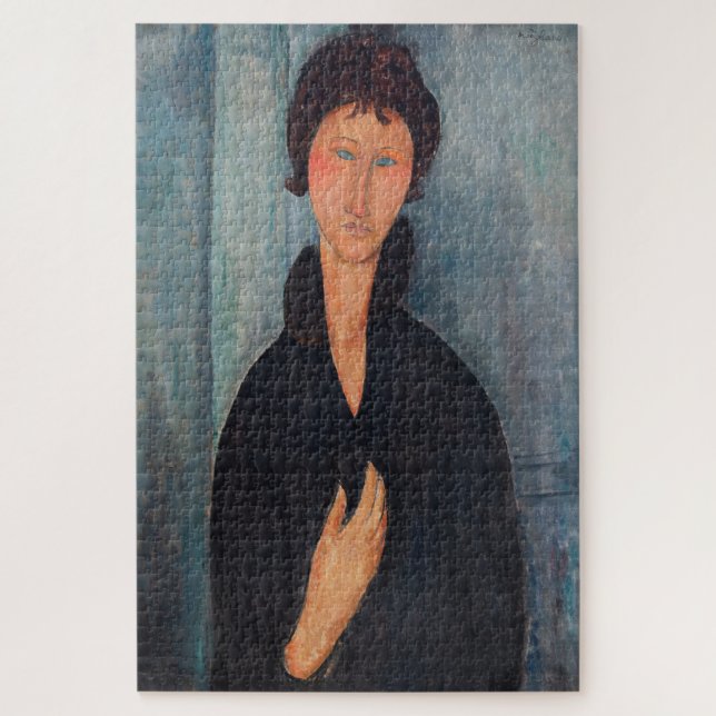 Puzzle Amedeo Modigliani - Femme aux yeux bleus (Vertical)
