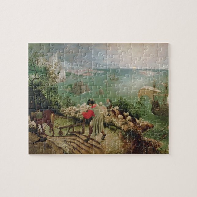 Puzzle Aménagez en parc avec l'automne d'Icare, c.1555 (Horizontal)