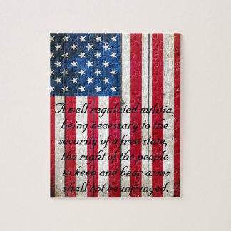 Puzzle American Flag & 2e amendement