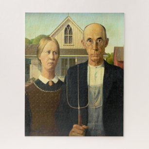 Puzzle American Gothic-Grant Wood