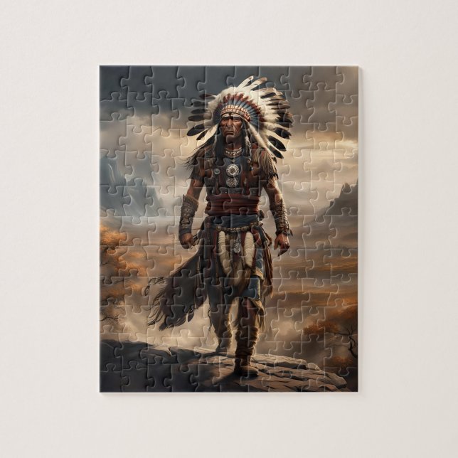 Puzzle amérindien (Vertical)