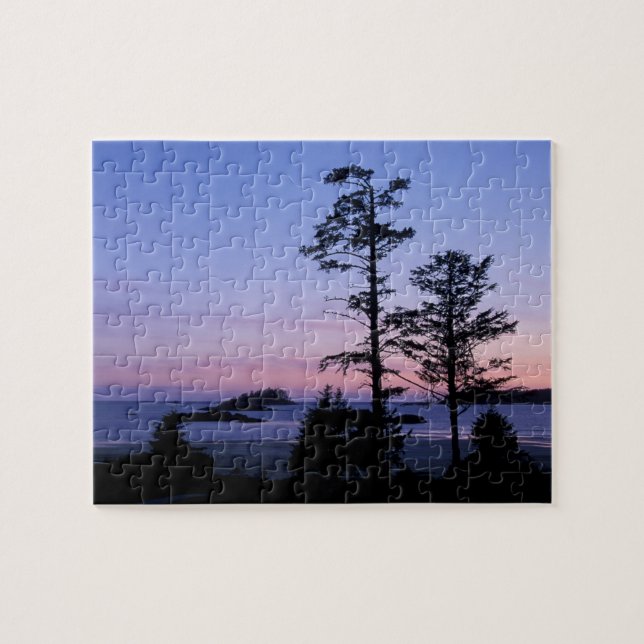 Puzzle Amérique du Nord, Canada, île de Vancouver, arbres (Horizontal)