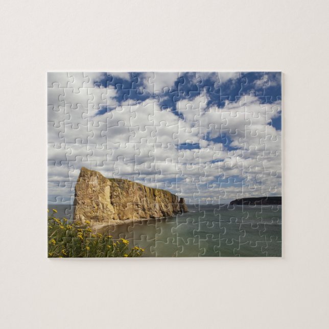 Puzzle Amérique du Nord, Canada, Québec, Gaspe Bay, Perce (Horizontal)